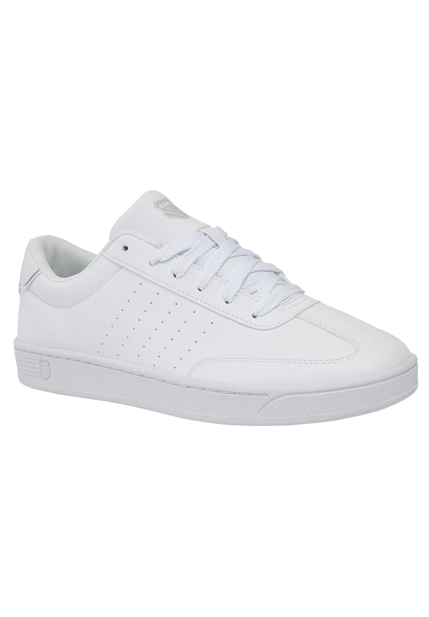 Sneakersy męskie K-swiss COURT BALBOA SYN na co dzień białe (04736-106-M)