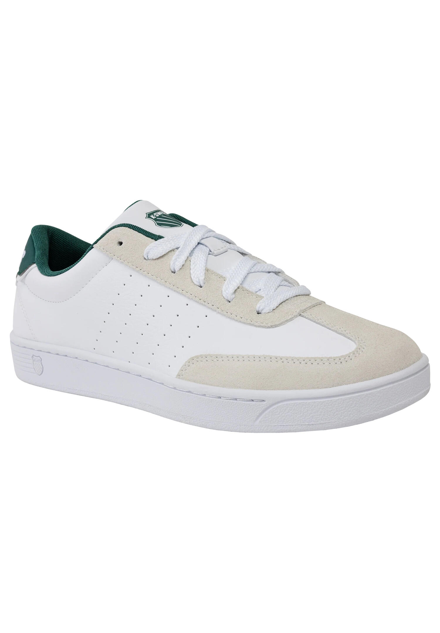 Sneakersy męskie K-swiss COURT BALBOA na co dzień białe (04735-168-M)