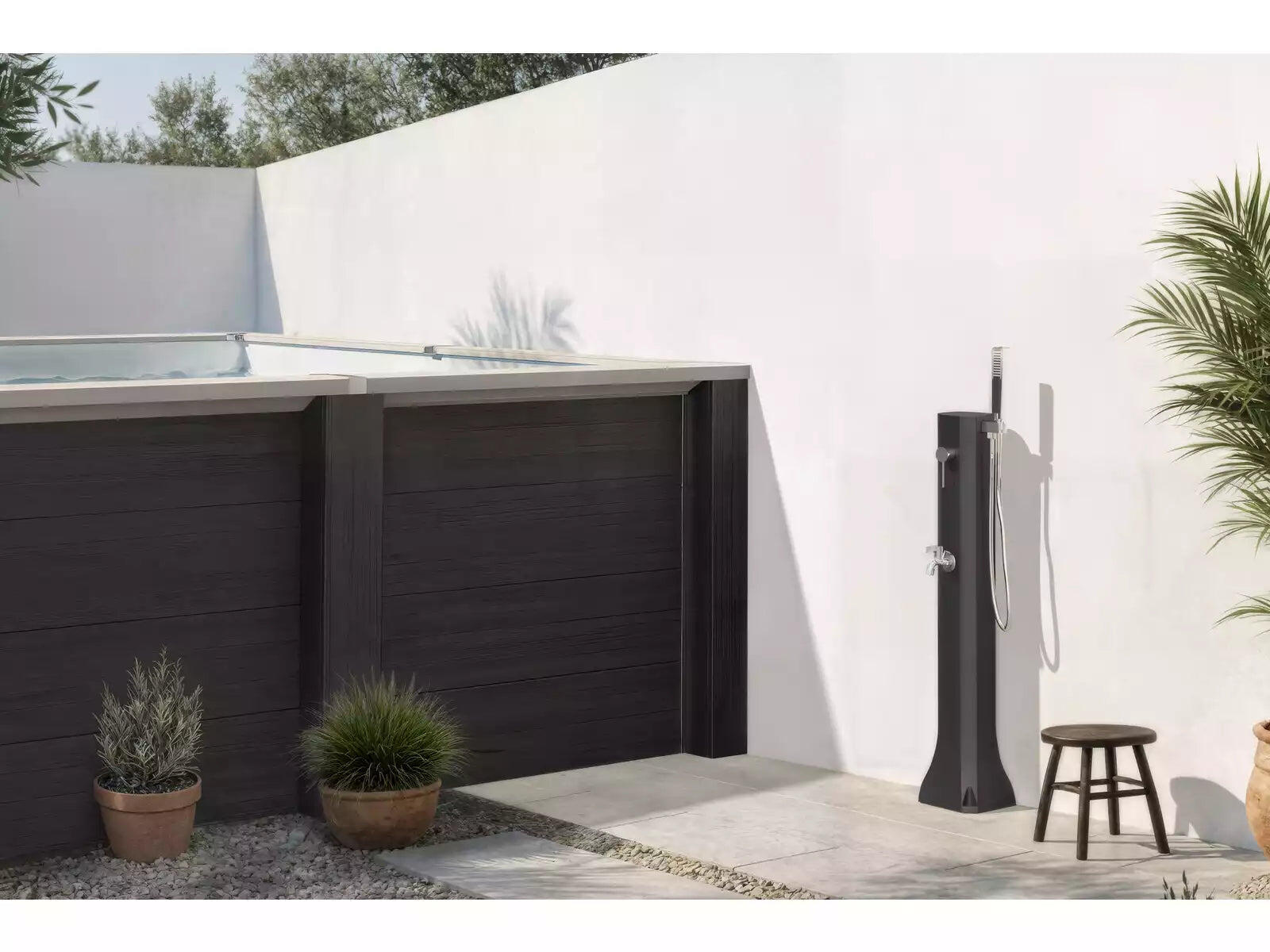 Cepillo limpiador eléctrico piscina jardin TBC60 batería telescópico 3/3