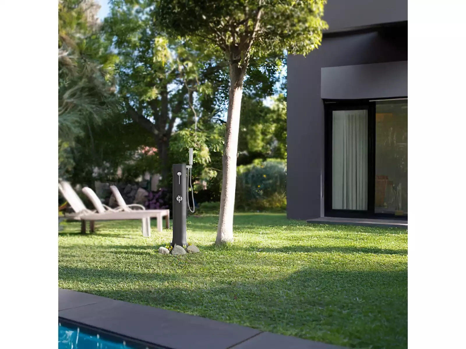 Cepillo limpiador eléctrico piscina jardin TBC60 batería telescópico 2/3