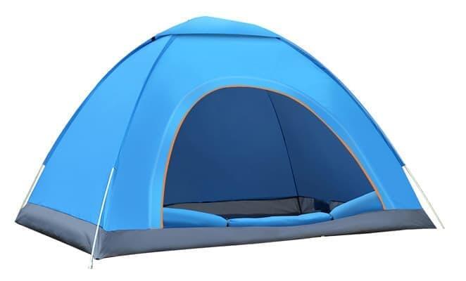 1-Person Automatic Pop Up Waterproof Beach and Camping Tent - Blue