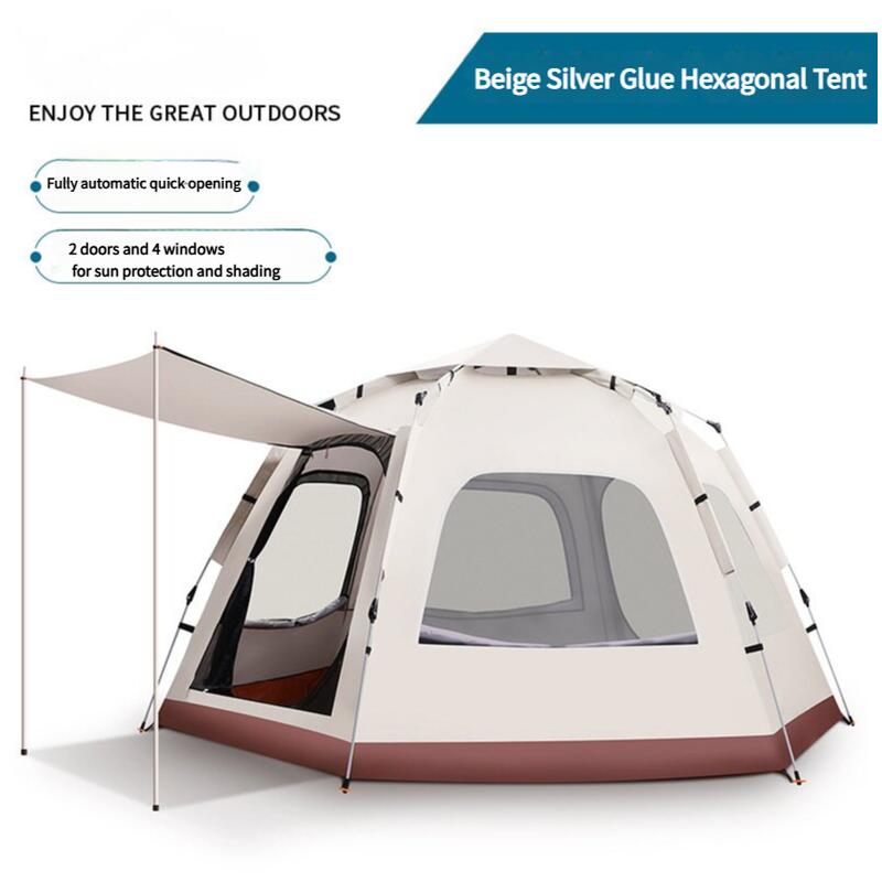 5-8 Person Hexagonal Camping Tent