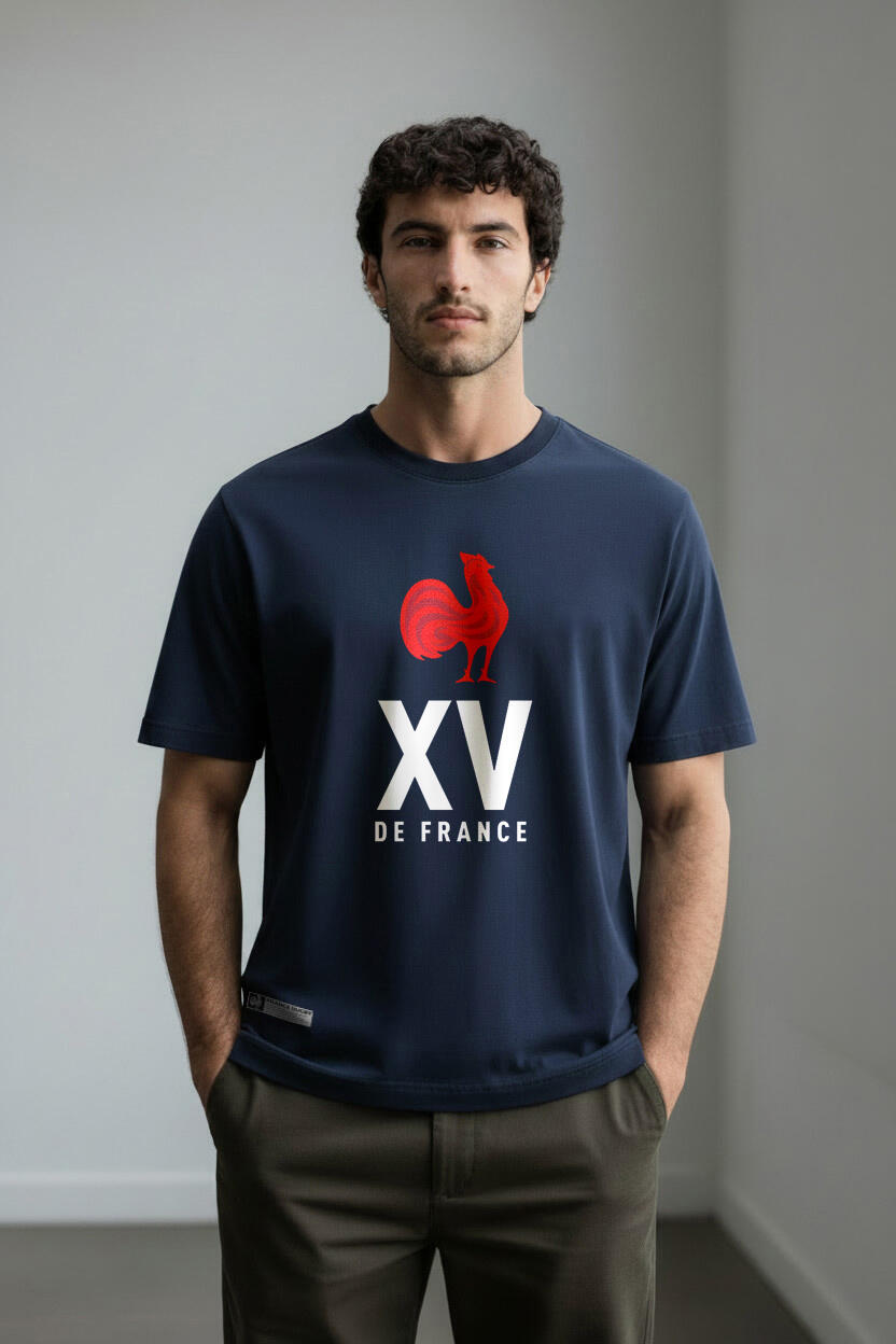 T-shirt homme bleu 1/5