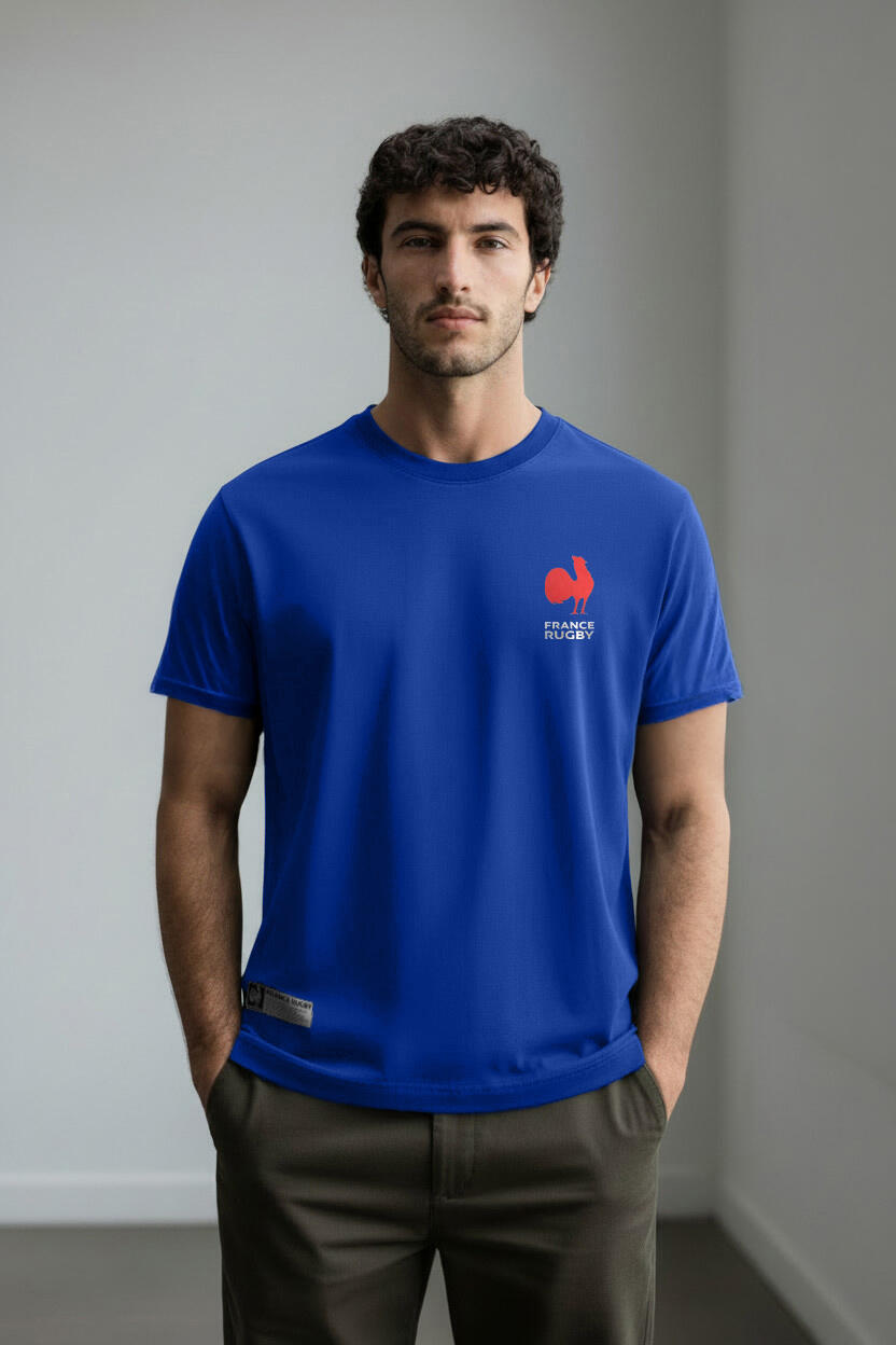 T-shirt homme bleu 1/5