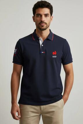 Polo homme bleu