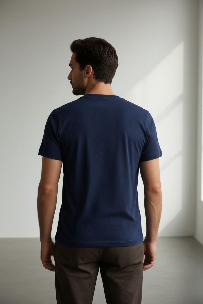 T-shirt homme bleu 2/5