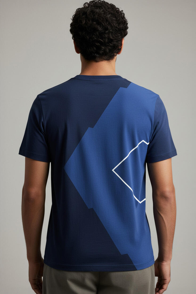 T-shirt homme bleu 2/5
