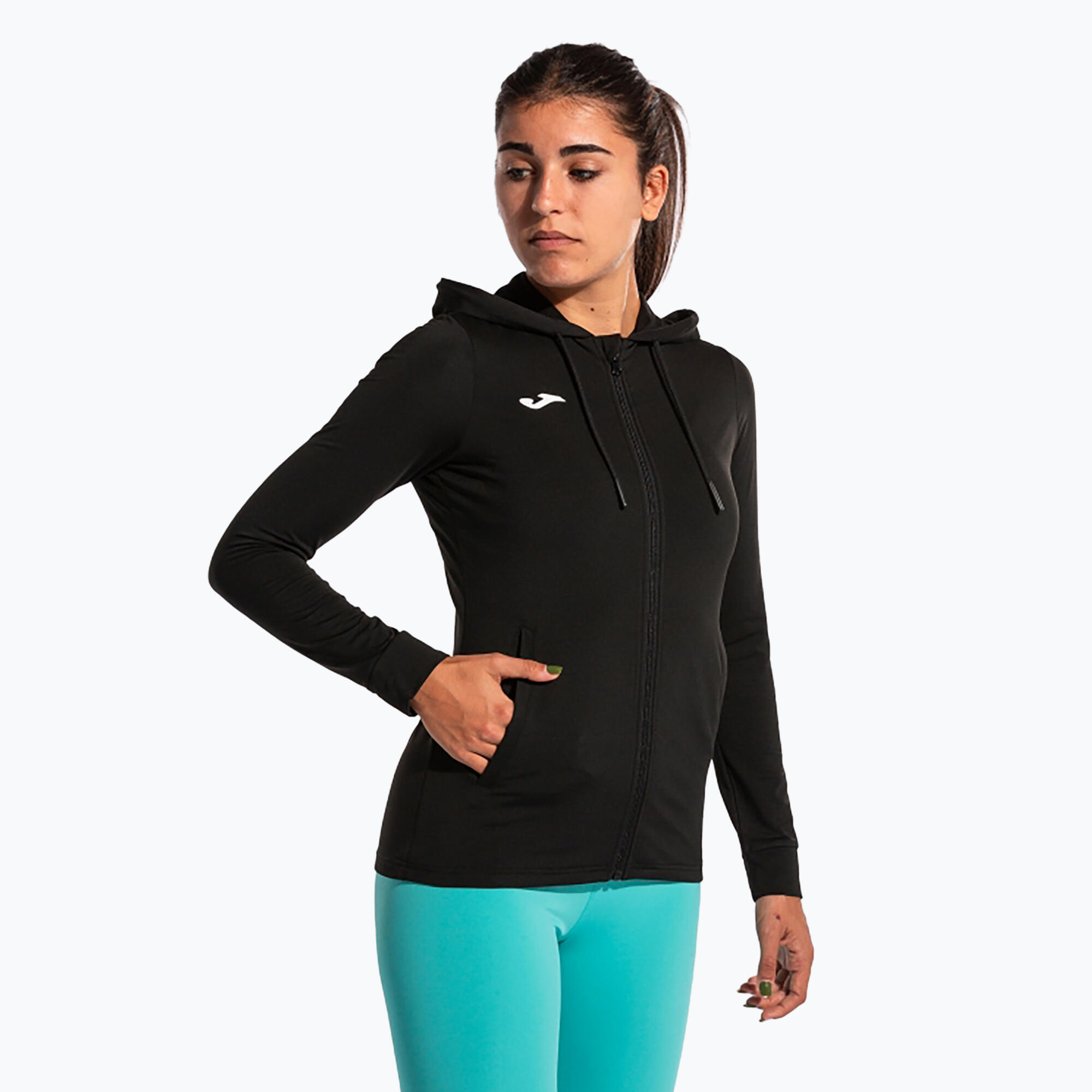 Casaco Com Capuz Padel Mulher Joma Sculpture II Preto 6/7