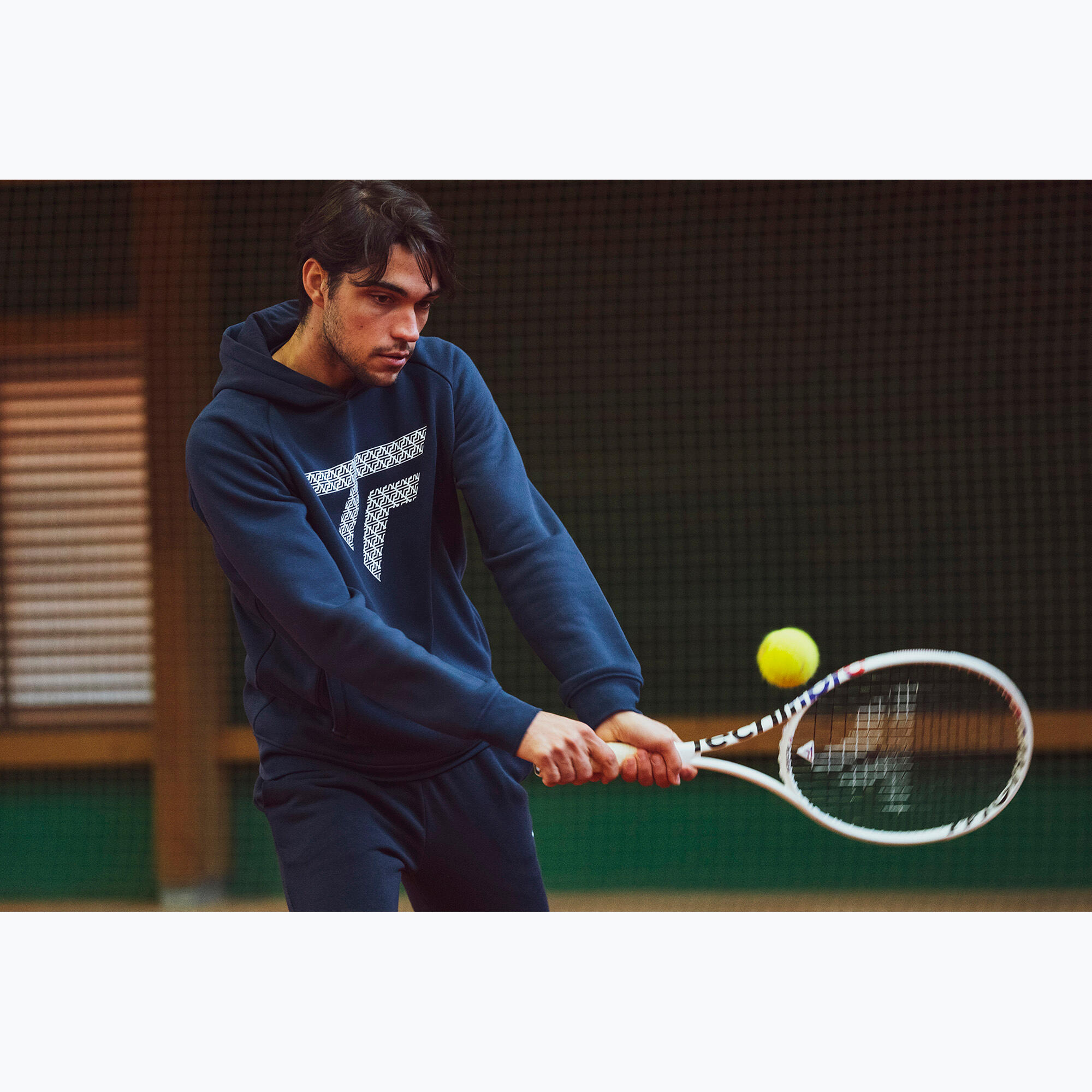 Pólókapucnis pulóver Tecnifibre Pro 6/7