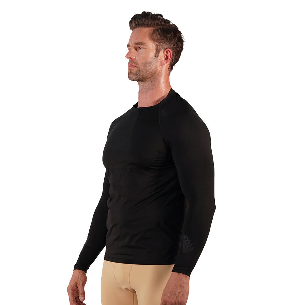 SA1NT Mens Compression Top Graduated Sleeves Flatlock Seams Raglan