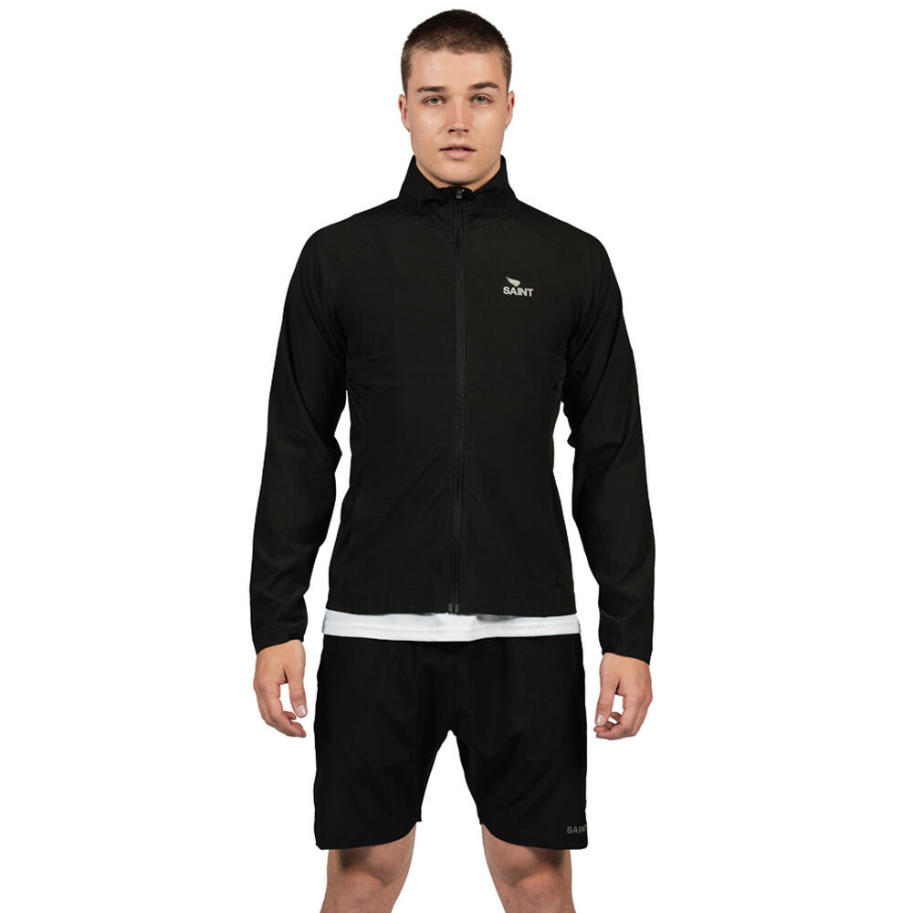 SA1NT Mens Lightweight Jacket DWR Water Resistant 4-Way Stretch