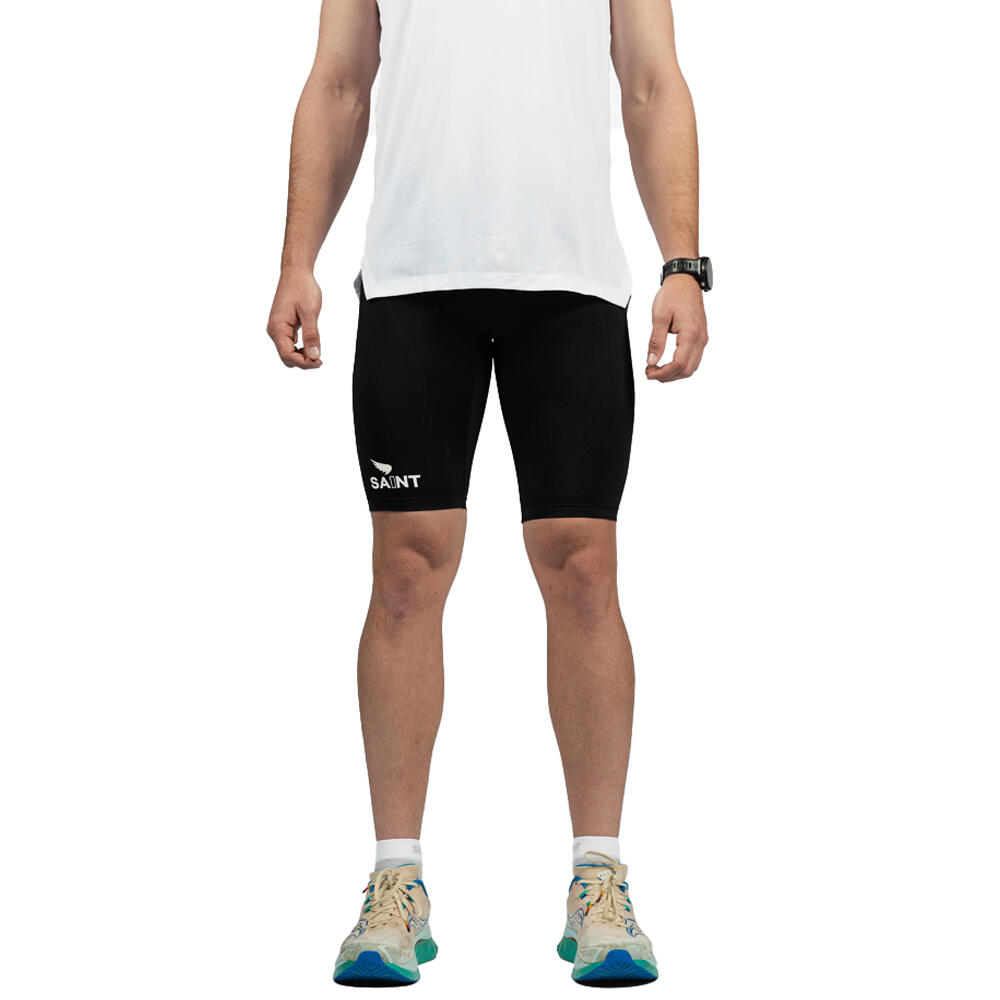 SA1NT P1 Race Mens Compression Shorts Muscle Support Activewear
