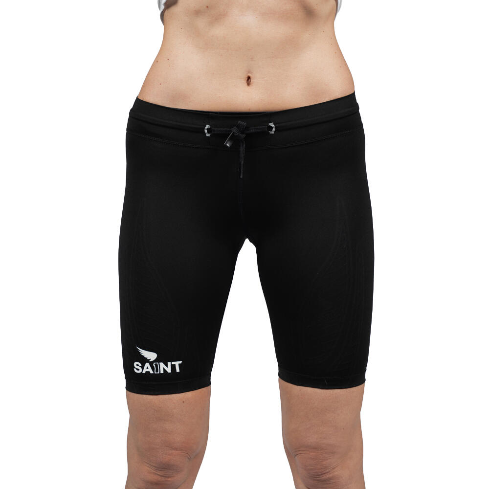 SA1NT P1 Race Womens Compression Shorts Moisture Wicking Running