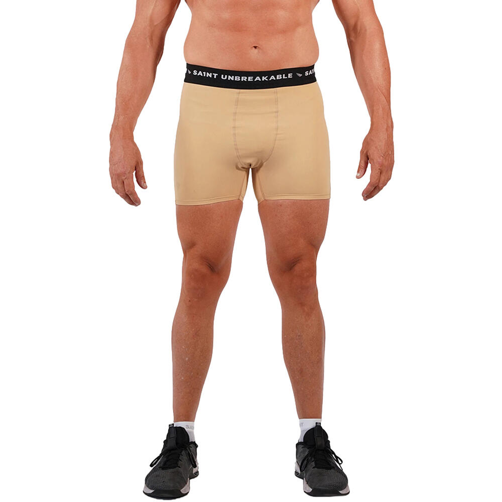 SA1NT Mens 1/2 Compression Shorts Muscle Support /Gym Activewear