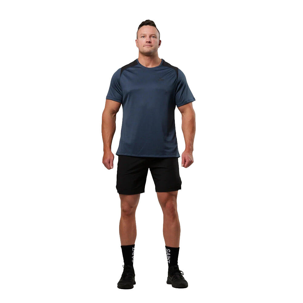 SA1NT Mens Training T-shirt Quick-Dry Odour Control Breathable
