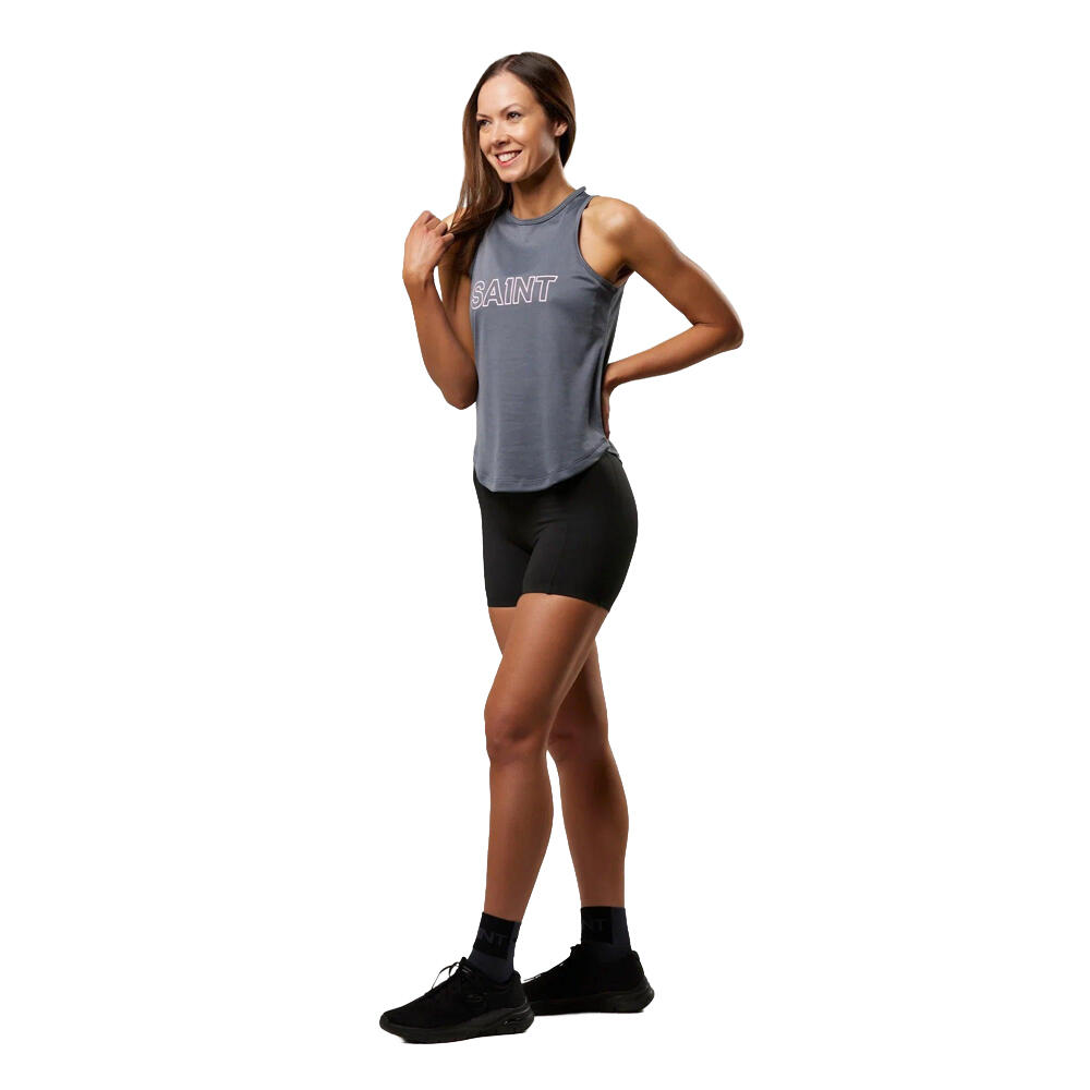 SA1NT Womens Training Hi-Neck Tank Quick Dry Moisture Wicking Top