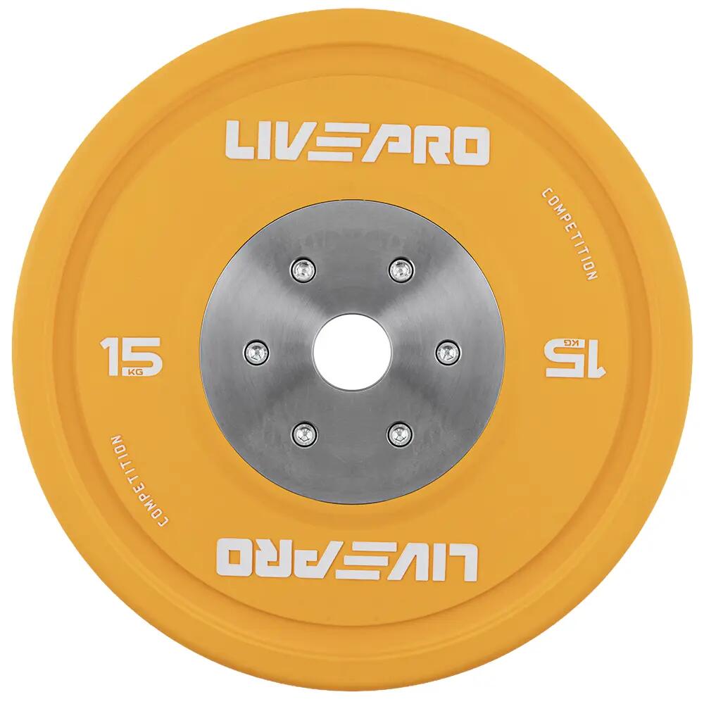 Livepro LP8335 15 Kg Renkli Yarışma Bumper Plaka 1/7