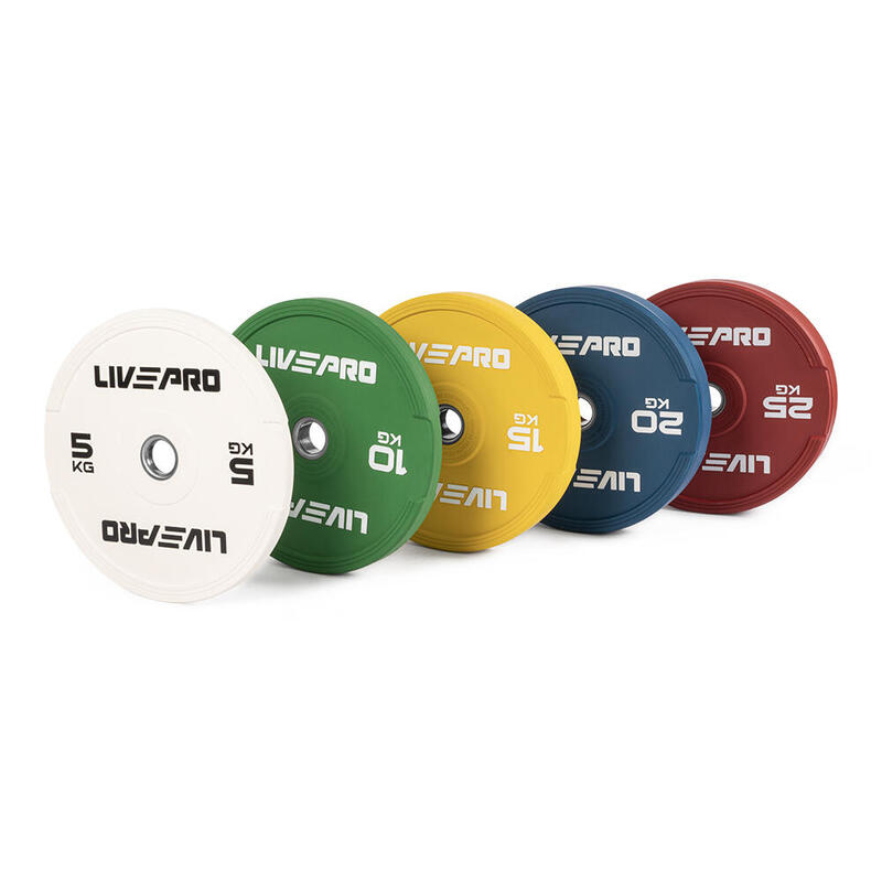 Livepro LP8332-15 15 Kg Renkli Kauçuk Bumper Plaka
