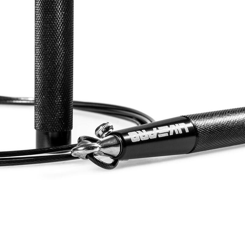 Livepro LP8283H Speed Rope Ağırlıklı Atlama İpi Siyah