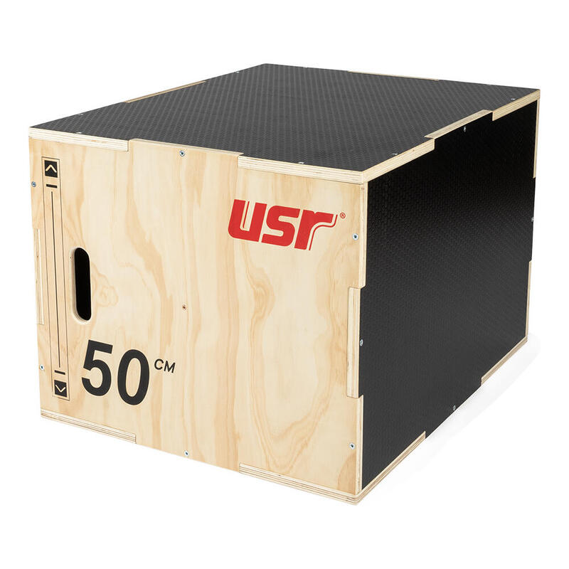 USR Minotaur-75 3 Taraflı Ahşap Plyo Sehpa