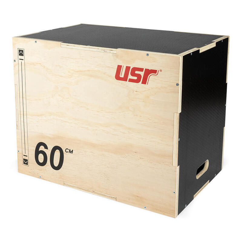 USR Minotaur-75 3 Taraflı Ahşap Plyo Sehpa