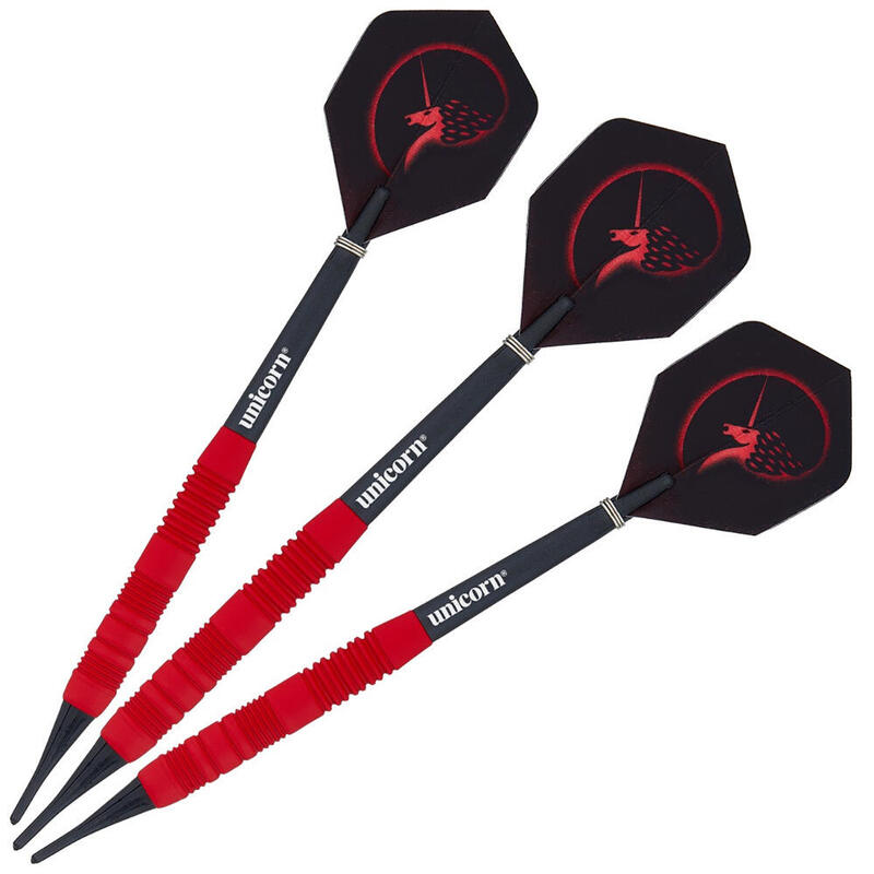 Unicorn 4254 Core Plus Kauçuk Kaplı 18 G Elektronik Dart Oku Seti