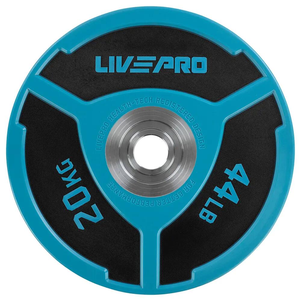 Livepro LP8027 20 Kg CPU Elite Bumper Plaka 1/4