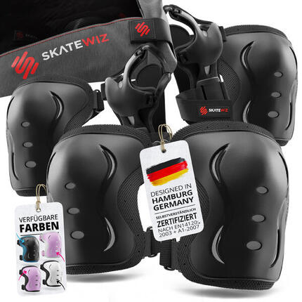Schoner Set Protektoren Inliner 3-er Set Skateboard Kinder Schützer Knieschoner