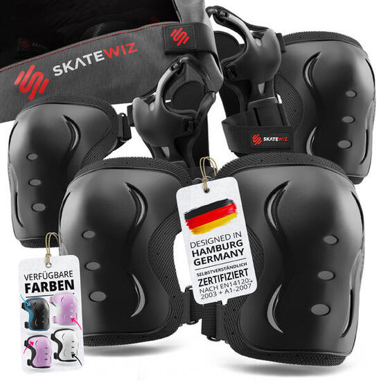 Schoner Set Protektoren Inliner 3-er Set Skateboard Kinder Schützer Knieschoner