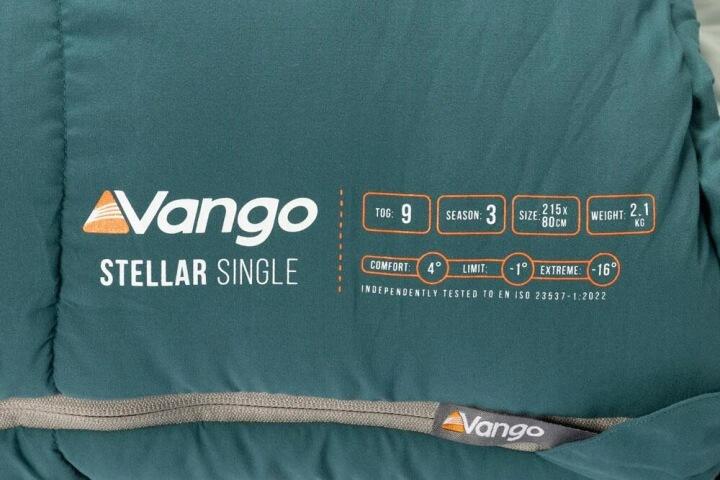 Śpiwór jednoosobowy niebieski Vango Stellar Single 4/6