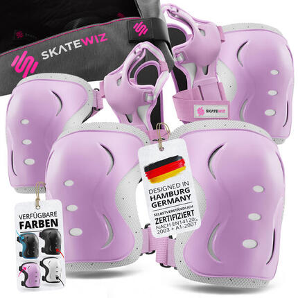 Schoner Set Protektoren Inliner 3-er Set Skateboard Kinder Schützer Knieschoner