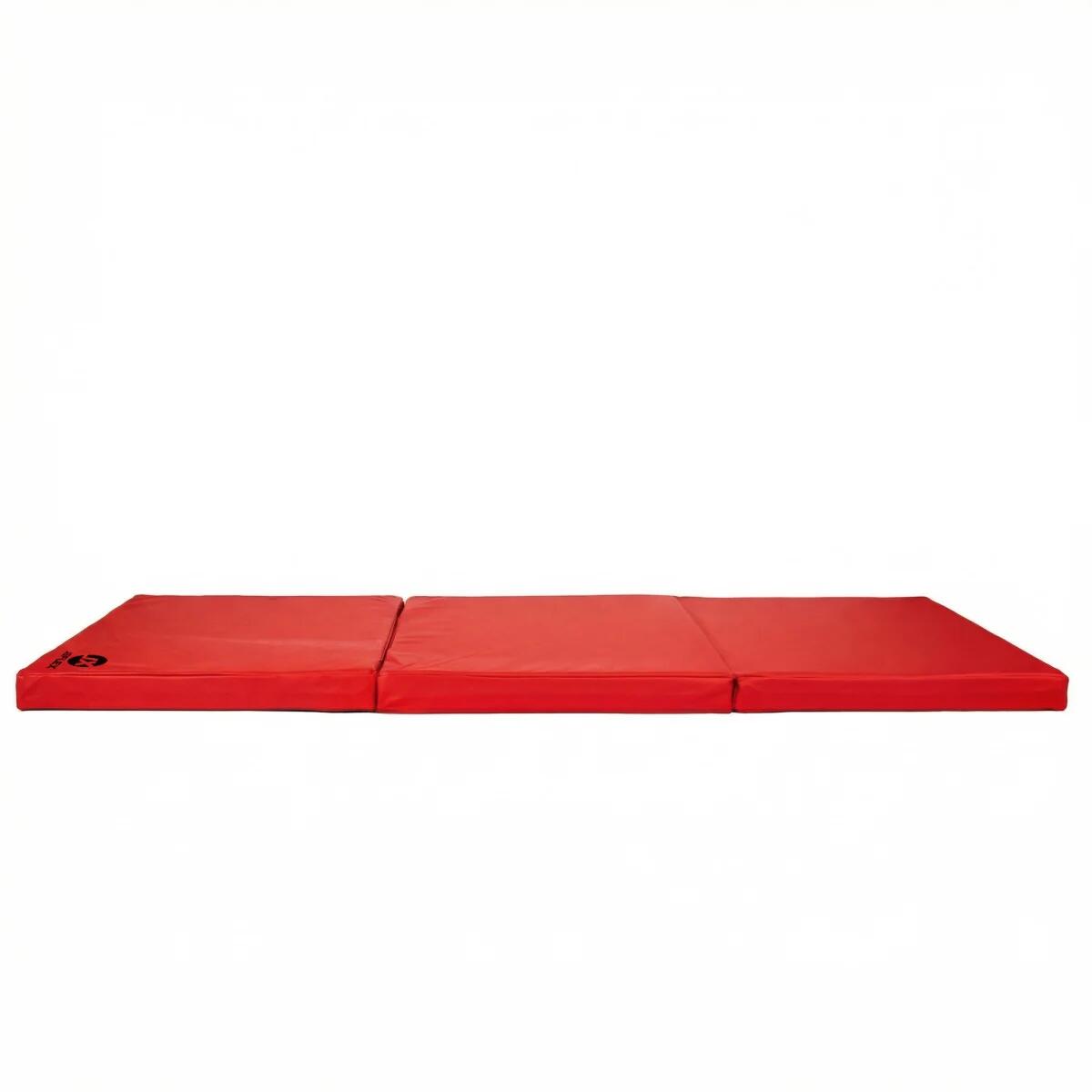 Jeflex Tapete de ginástica dobrável 180x60x6 cm vermelho macio 2/7