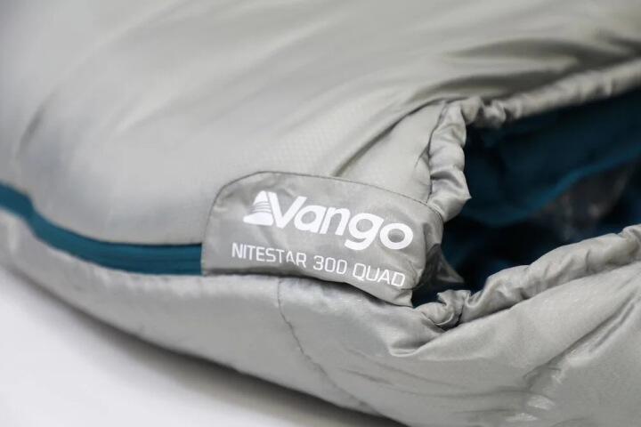 Śpiwór jednoosobowy szary Vango Nitestar Alpha 300 Quad 6/7