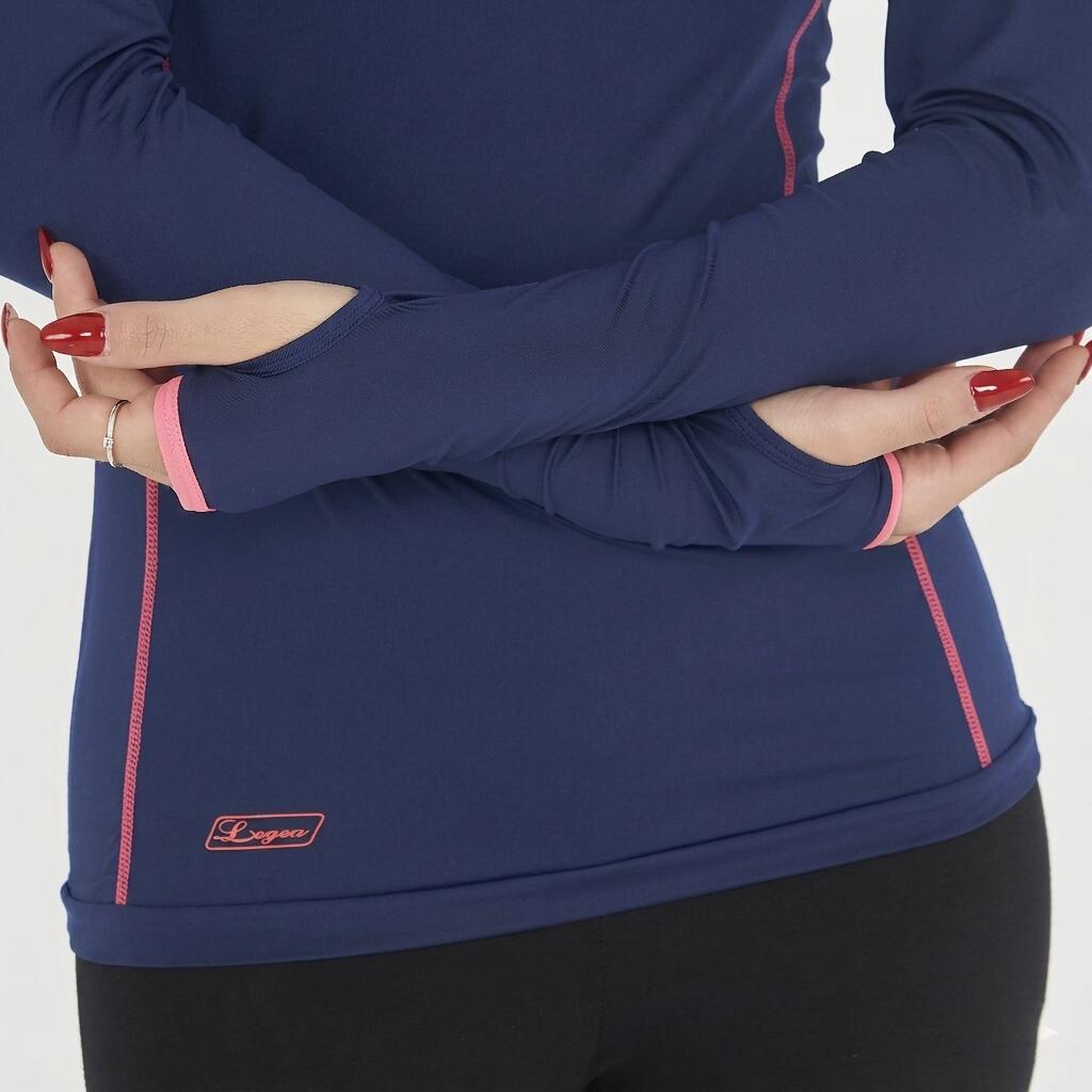 Manchettes de course élastiques bleu-orange fluo 4/4