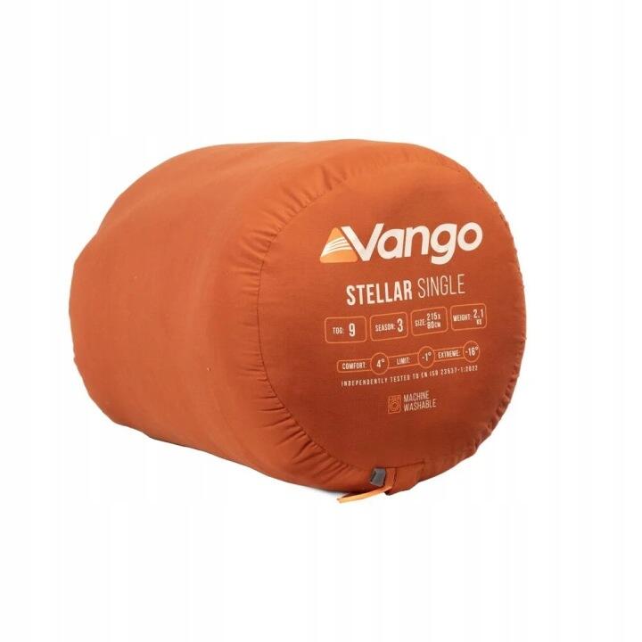 Śpiwór jednoosobowy pomarańczowy Vango Stellar Single 5/5