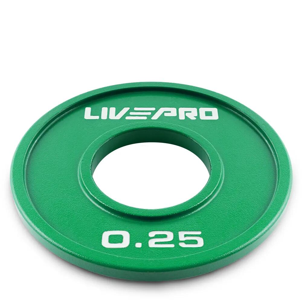 Livepro LP8334 0,25 Kg Powerlifting Yarışma Plaka 3/6