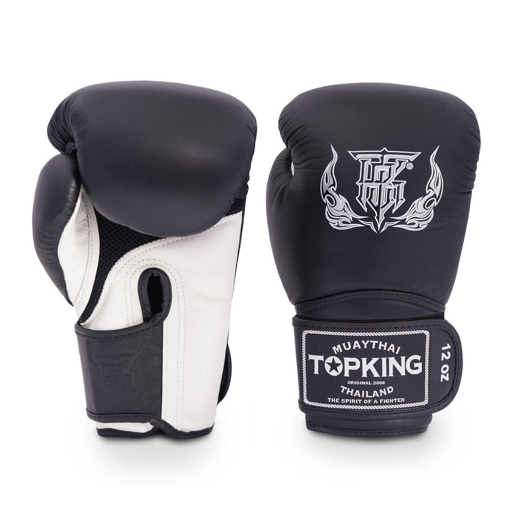 Topking Super Air Double Tone Black Breathable Boxing Gloves