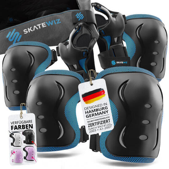 Schoner Set Protektoren Inliner 3-er Set Skateboard Kinder Schützer Knieschoner