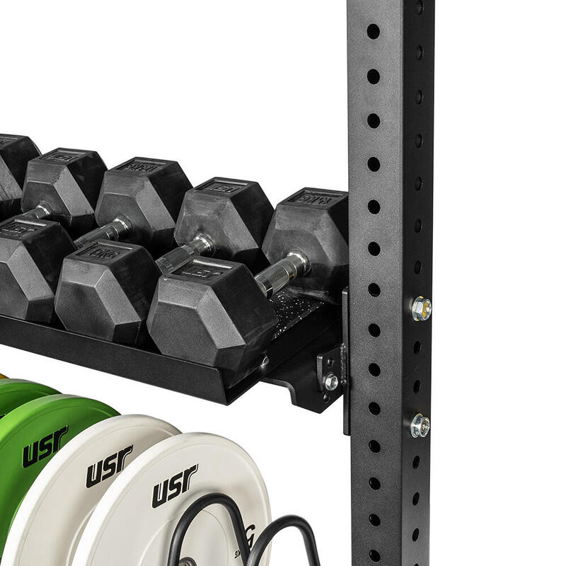 USR Miletos-R22BHK 628 Kg Bumper Plaka-Hex Dambıl-Kettlebell-Raf Set