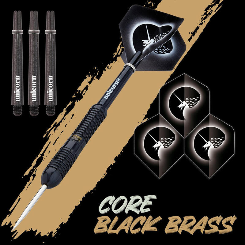 Unicorn 8675 Core Black Brass 24 G Dart Oku Seti