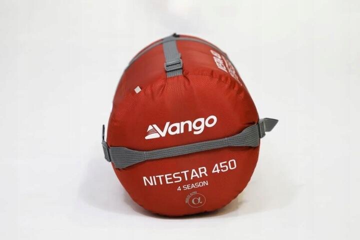 Śpiwór jednoosobowy czerwony Vango Nitestar Alpha 450 5/6