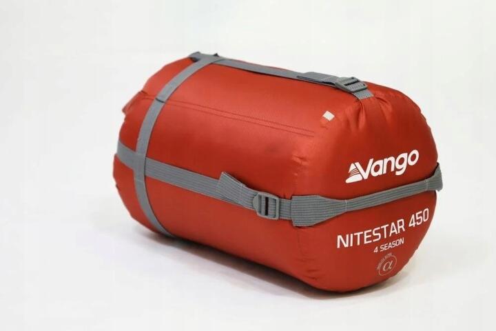 Śpiwór jednoosobowy czerwony Vango Nitestar Alpha 450 6/6