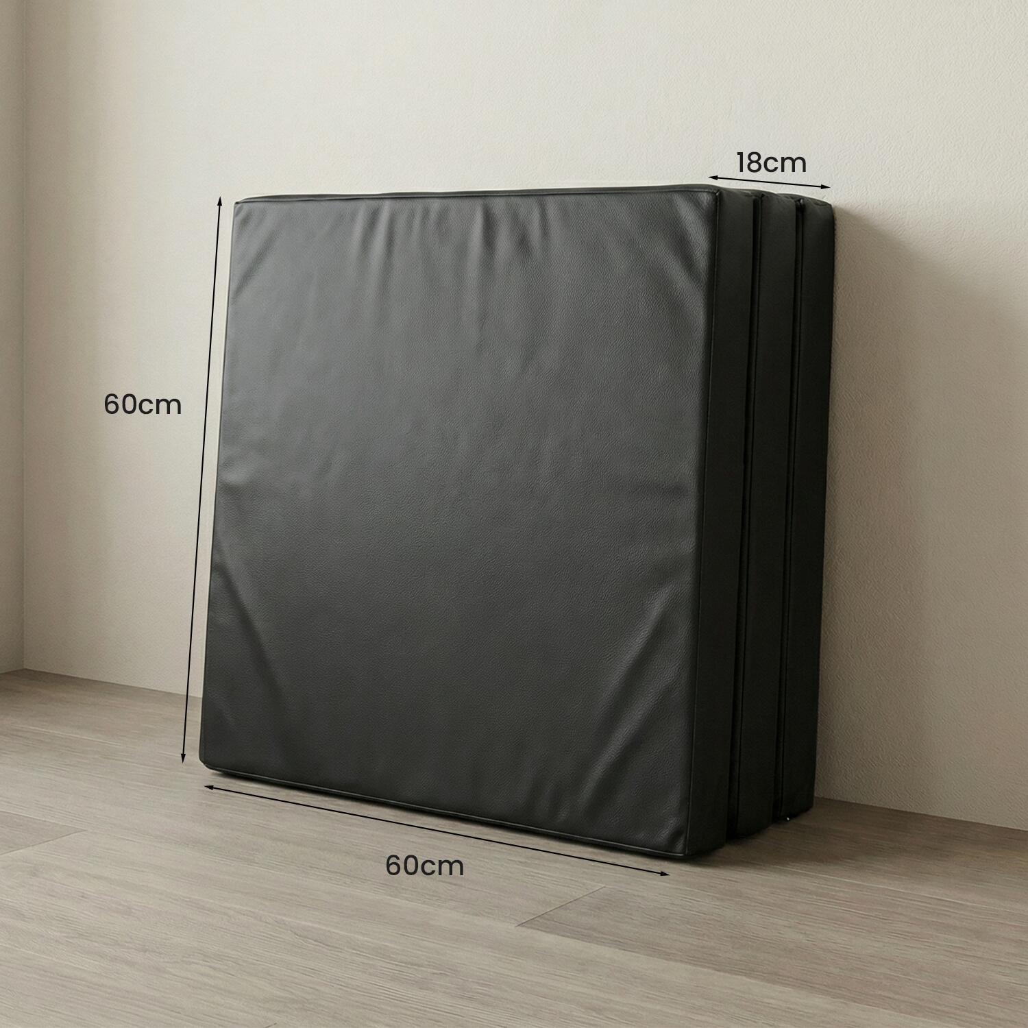 Tapis de gymnastique pliable Jeflex 180 x 60 x 6 cm noir 7/7