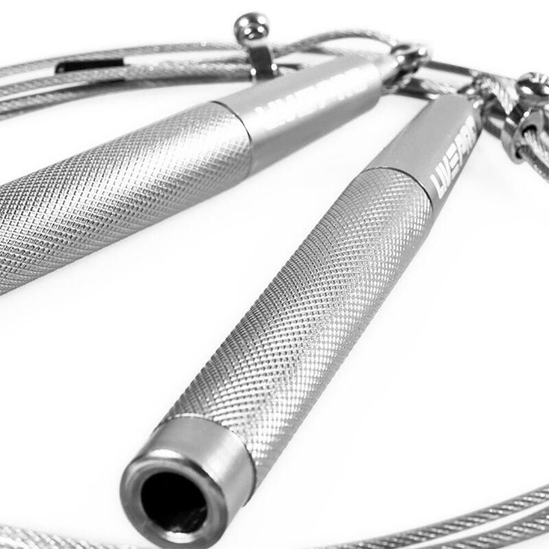 Livepro LP8283H Speed Rope Ağırlıklı Atlama İpi Gri