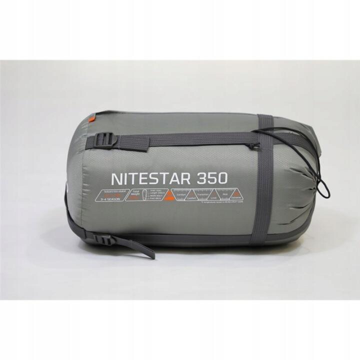 Śpiwór jednoosobowy szary Vango Nitestar Alpha 350 7/7