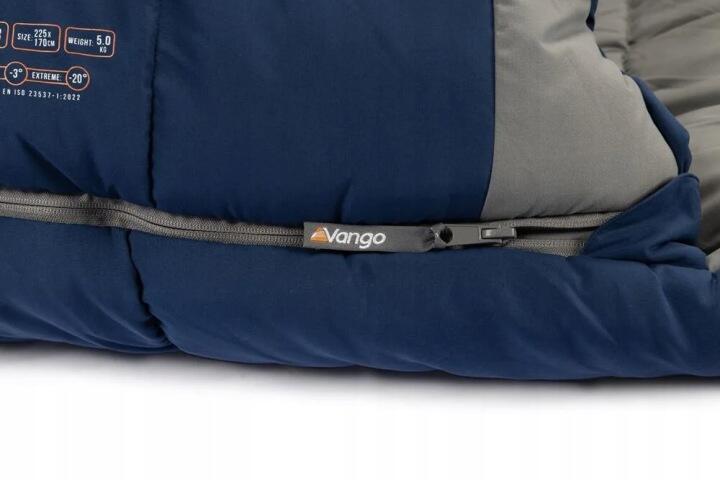 Śpiwór dwuosobowy niebieski Vango Polaris Kingsize 4/7