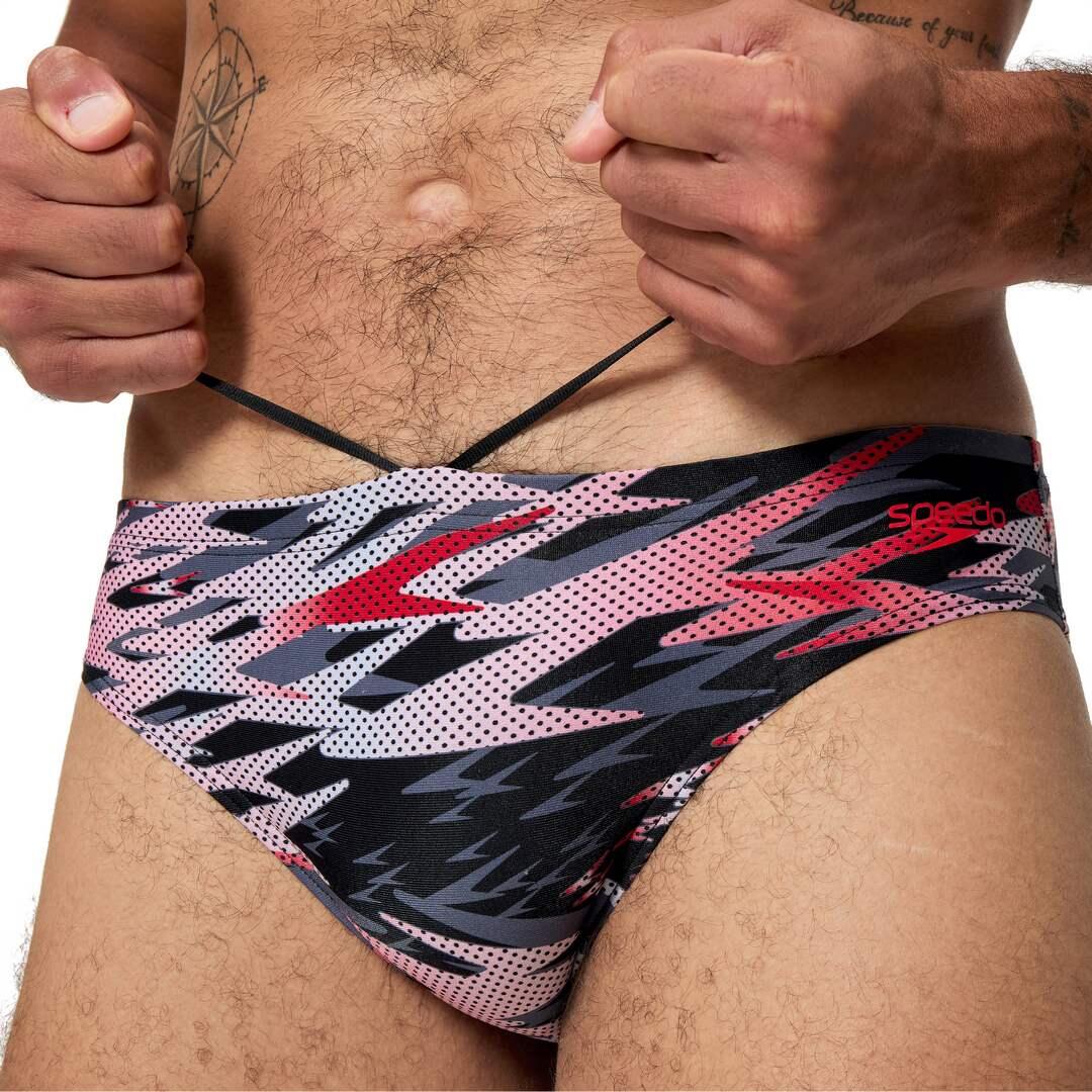 Kąpielówki męskie Speedo Hyperboom Print Brief 2/5