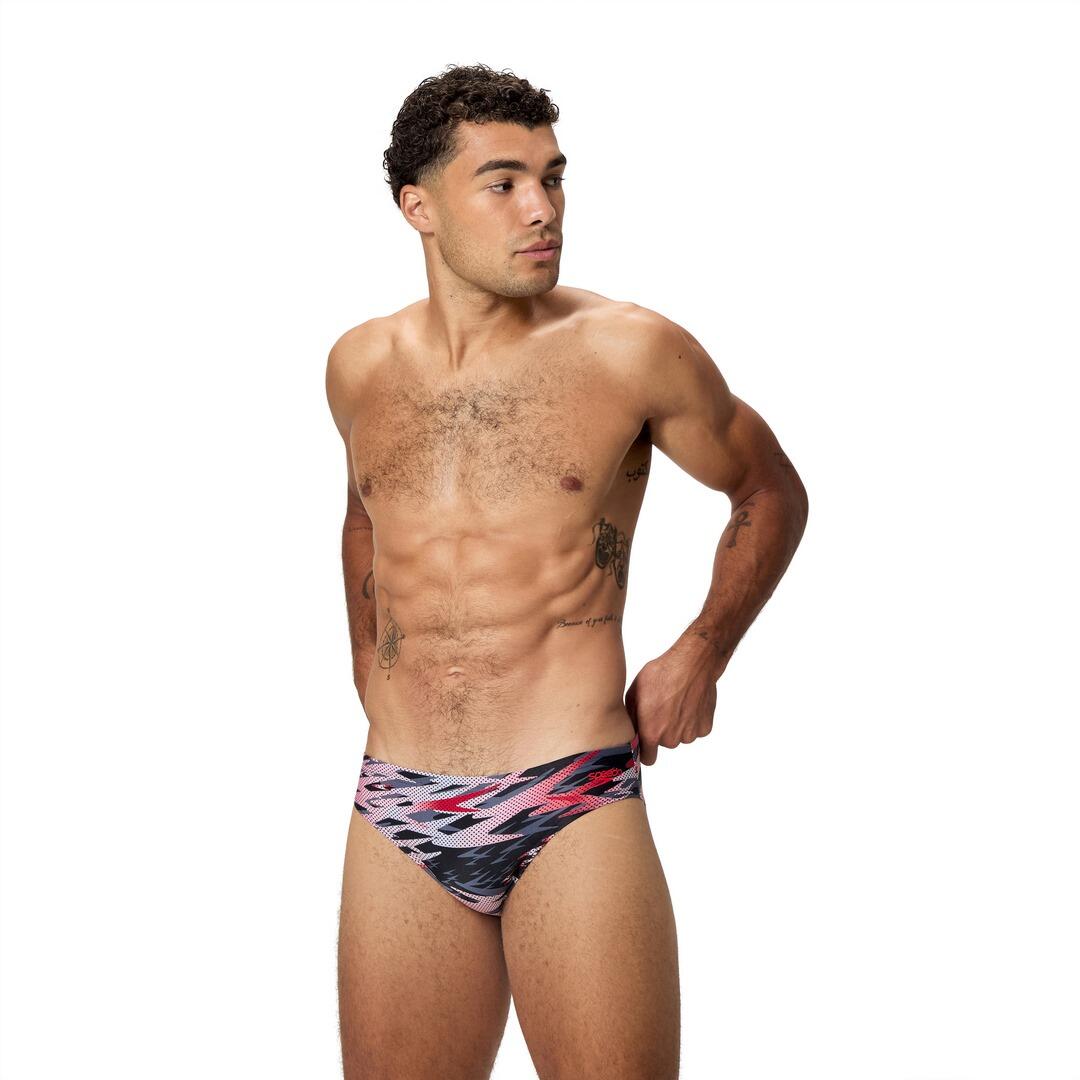 Kąpielówki męskie Speedo Hyperboom Print Brief