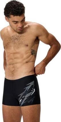 Boxer de Bain Homme Medley Logo Gris/Noir