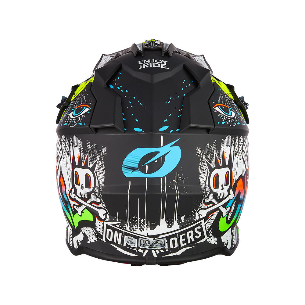 Fullface-fietshelm RANCID 2SRS zwart/wit 3/6